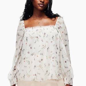 Aritzia Wilfred Alana top in spring medley